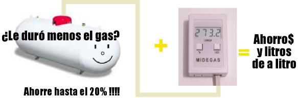 Tanque y MIDEGAS V con letr